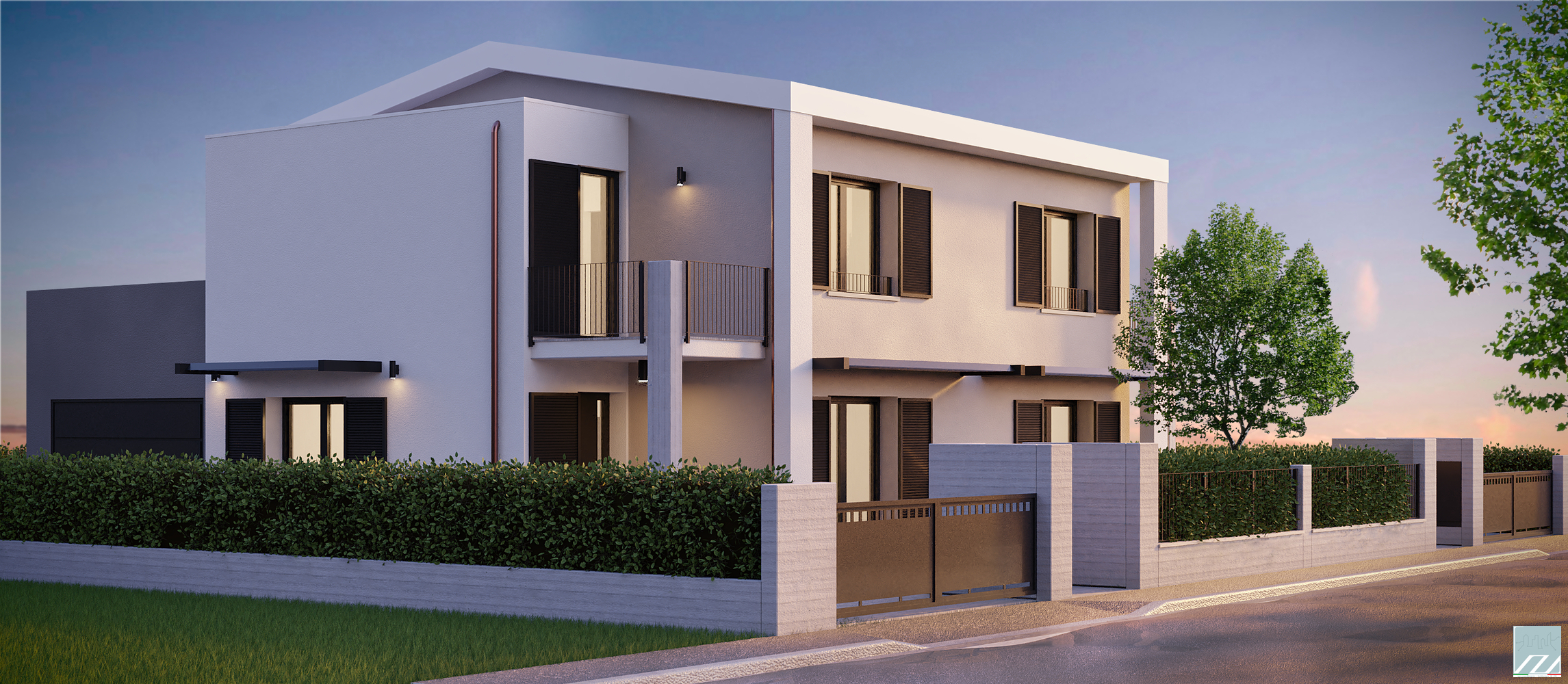 Vista del fronte principale