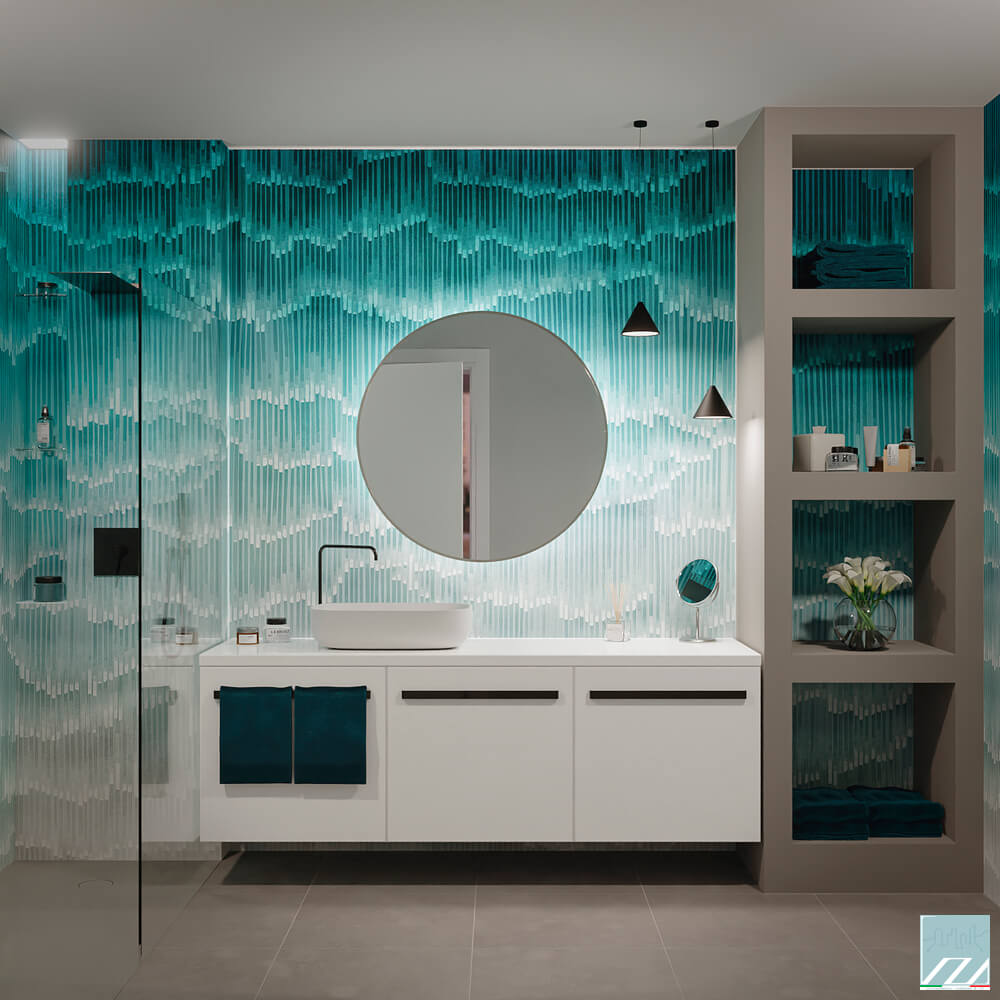 Seconda proposta di finiture del bagno