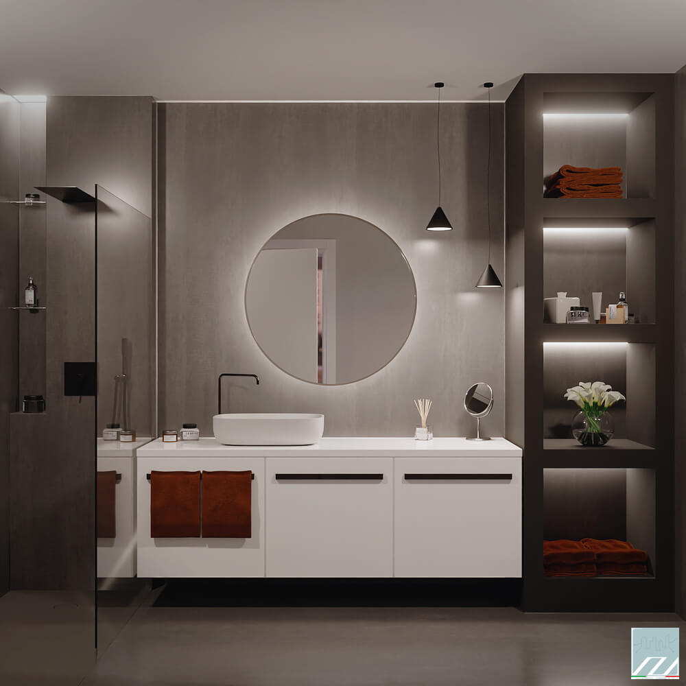 Terza proposta di finiture del bagno