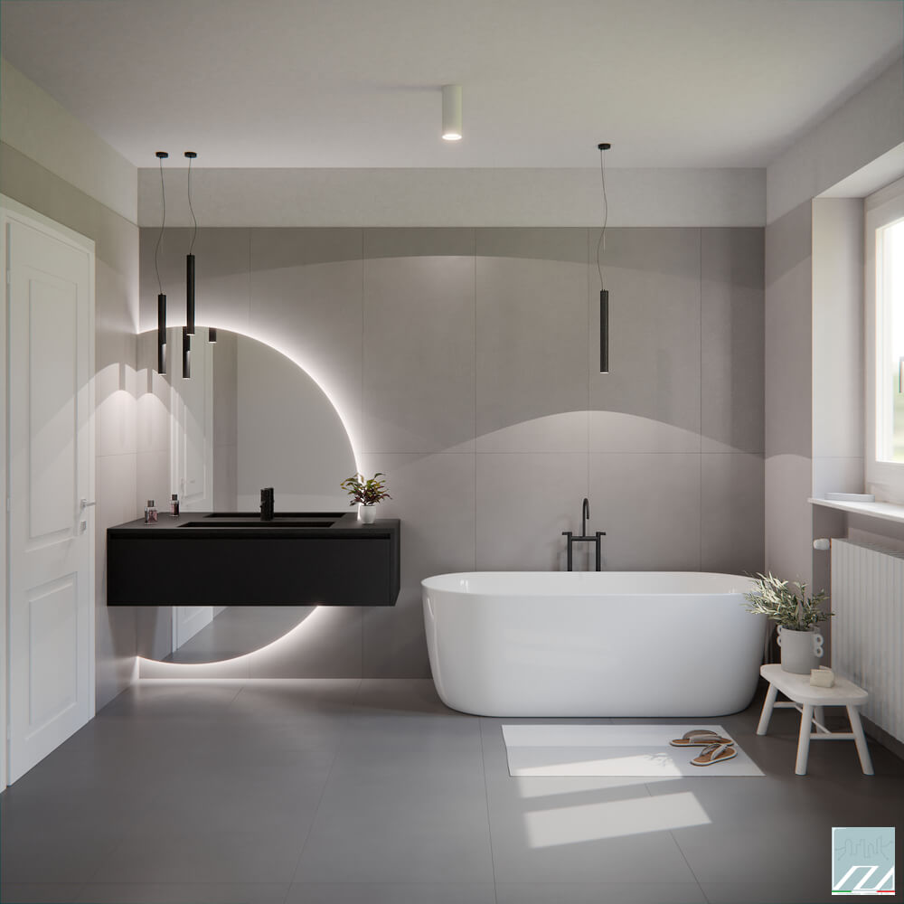 Prima proposta di finiture del bagno