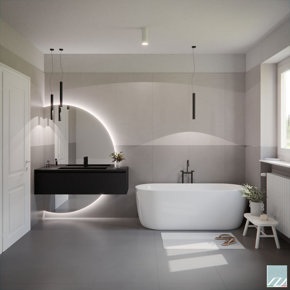 Seconda proposta di finiture del bagno