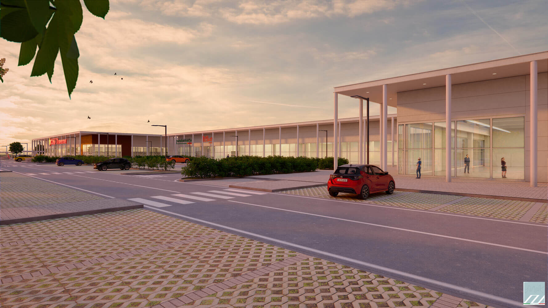 Vista del fronte principale