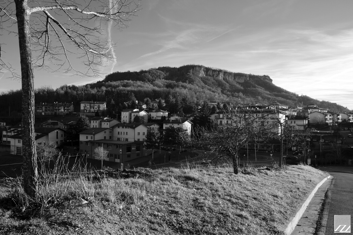 Vista della Pietra di Bismantova da Castelnovo ne' Monti