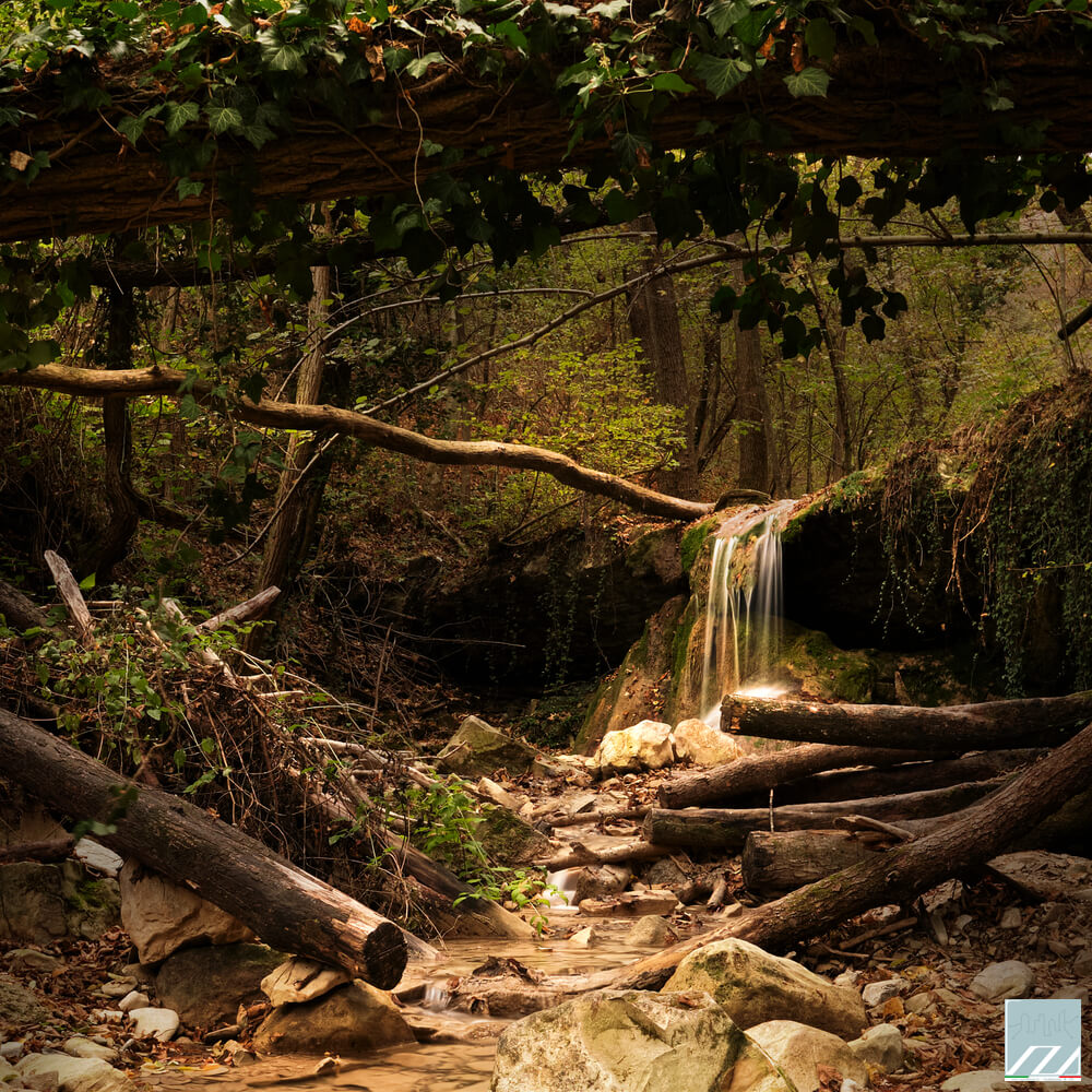 Cascatella all'inizio del percorso